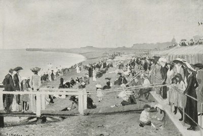 Strandleben in Dieppe von Ernst Oppler